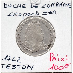 Duché de lorraine, Leopold 1er (1722) Teston de Bar/Lorraine