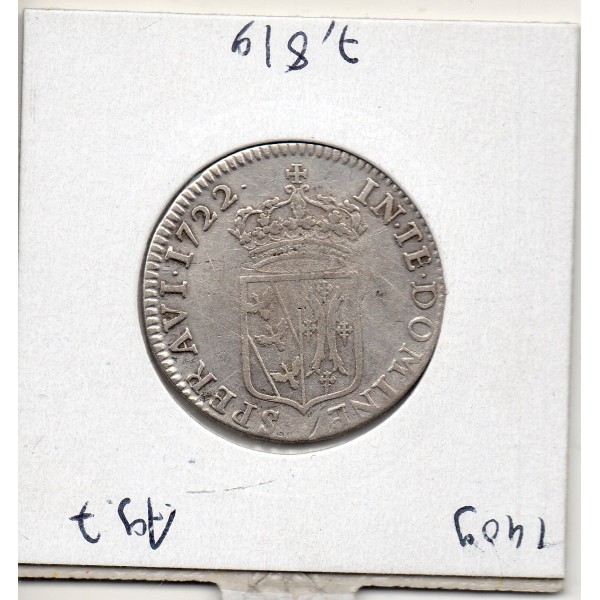 Duché de lorraine, Leopold 1er (1722) Teston de Bar/Lorraine