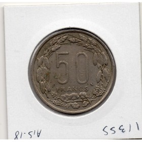 Afrique centrale equatoriale 50 francs 1961 Sup KM.3