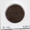 Bermudes 1 Penny 1793 B, KM.5 Georges III