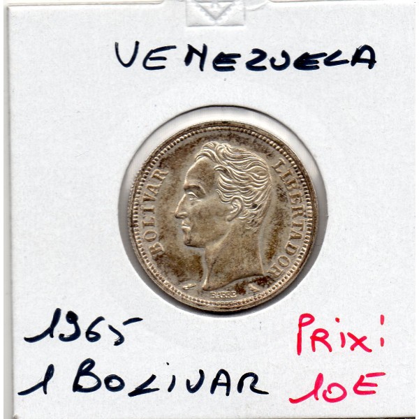 Venezuela 1 Bolivar 1965 Sup+, KM.Y37a