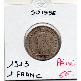 Suisse 1 franc 1913 TTB-, KM.24