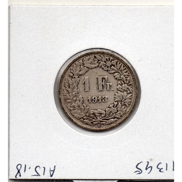 Suisse 1 franc 1913 TTB-, KM.24