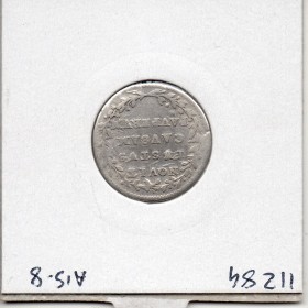 Vatican Rome Benoit XIV Grosso An III 1742 TB+, KM.946 Novit Ivstvs Cavsam Pavpervm