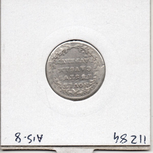 Vatican Rome Benoit XIV Grosso An III 1742 TB+, KM.946 Novit Ivstvs Cavsam Pavpervm