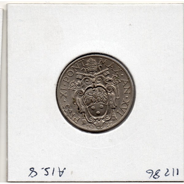 Vatican 20 centesimi 1937 Spl, KM.3 Pie XI