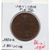 Vatican Pie IX 1 Baiocco 1850 R Rome TTB+, KM.1345