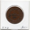 Vatican Pie IX 1 Baiocco 1850 R Rome TTB+, KM.1345