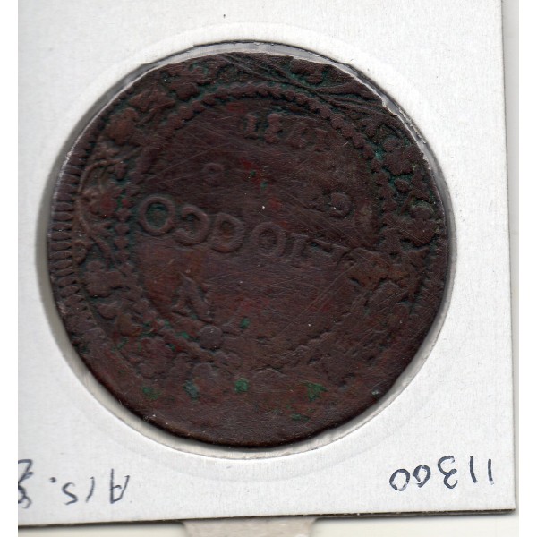 Vatican Clement XII 1 Baiocco 1731 TB-, KM.105