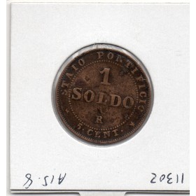 Vatican Pie IX 1 Soldo 1866 TB-, KM.1372.1 petit buste