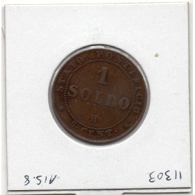Vatican Pie IX 1 Soldo 1866 TB, KM.1372.1 petit buste