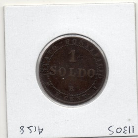 Vatican Pie IX 1 Soldo 1867 TB, KM 1372.2 grand buste