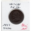 Vatican Pie IX 1 Soldo 1867 TTB, KM 1372.2 grand buste