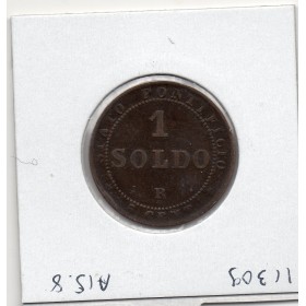 Vatican Pie IX 1 Soldo 1867 TTB, KM 1372.2 grand buste