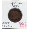 Vatican Pie IX 1 Soldo 1866 B, KM 1372.2 grand buste