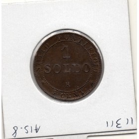 Vatican Pie IX 1 Soldo 1867 Sup-, KM 1372.2 grand buste