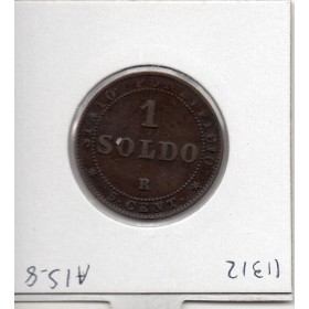 Vatican Pie IX 1 Soldo 1867 TTB-, KM 1372.2 grand buste