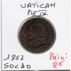 Vatican Pie IX 1 Soldo 1867 TTB-, KM 1372.2 grand buste