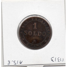 Vatican Pie IX 1 Soldo 1867 TTB-, KM 1372.2 grand buste