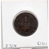 Vatican Pie IX 1 Soldo 1867 TTB-, KM 1372.2 grand buste