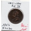 Vatican Pie IX 1 Soldo 1866 TTB, KM 1372.2 grand buste