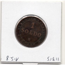 Vatican Pie IX 1 Soldo 1866 TTB, KM 1372.2 grand buste