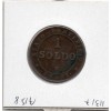 Vatican Pie IX 1 Soldo 1866 TTB, KM.1372.2 coins choqués