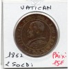 Vatican Pie IX 2 Soldi 1867 TTB, KM.1373