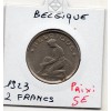 Belgique 2 Francs 1925 en Français TTB, KM.91 type Bonnetain