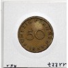 Sarre Saar, 50 franken 1954 TTB, Gad 3 pièce de monnaie