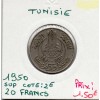Tunisie, 50 francs 1950 - 1370 AH Sup, Lec 398 pièce de monnaie