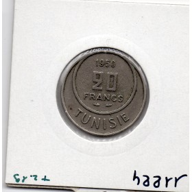 Tunisie, 50 francs 1950 - 1370 AH Sup, Lec 398 pièce de monnaie