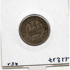 Syrie, 1/2 Piastre 1921 TTB Lec 4 pièce de monnaie