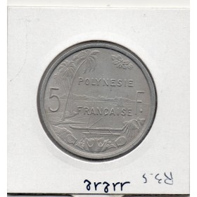 Polynésie Française 5 Francs 1965 Spl, Lec 47 pièce de monnaie