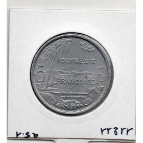 Polynésie Française 5 Francs 1965 Sup, Lec 47 pièce de monnaie