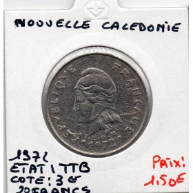 Nouvelle Calédonie 20 Francs 1972 TTB, Lec 106 pièce de monnaie