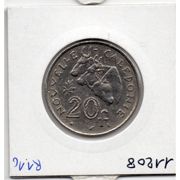 Nouvelle Calédonie 20 Francs 1972 TTB, Lec 106 pièce de monnaie