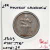 Nouvelle Calédonie 2 Francs 1949 TTB+, Lec 55 pièce de monnaie