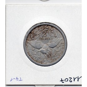 Nouvelle Calédonie 2 Francs 1949 TTB+, Lec 55 pièce de monnaie