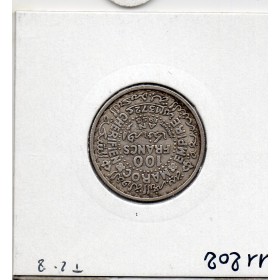 Maroc 100 francs 1372 AH -1953 TTB+, Lec 288 pièce de monnaie