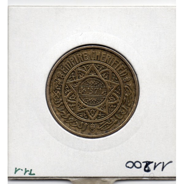 Maroc 50 francs 1371 AH -1952 TTB, Lec 281 pièce de monnaie