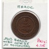Maroc 10 Mouzounas 1321 AH -1903 Berlin TTB+, Lec 86 pièce de monnaie