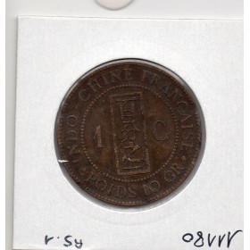 Indochine 1 cent 1888 TB+, Lec 40 pièce de monnaie