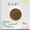 AOF Afrique Occidentale Française 5 Francs 1956 Sup, Lec 14 pièce de monnaie