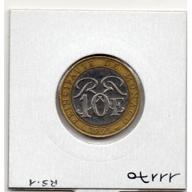 Monaco Rainier III 10 Francs 1995 TTB, Gad 160 pièce de monnaie