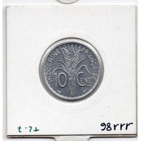 Indochine 10 cents 1945 Spl, Lec 186 pièce de monnaie