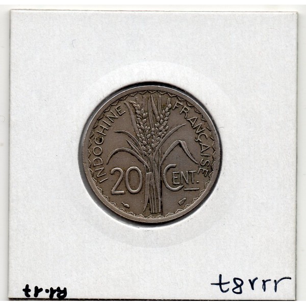 Indochine 10 cents 1941 S non magnétique TTB, Lec 182 pièce de monnaie