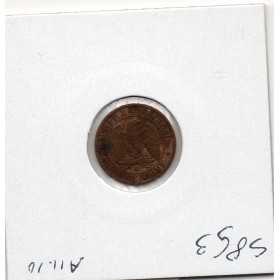 1 centime Napoléon III tête laurée 1861 BB Strasbourg Sup-