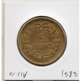 5 francs Lavrillier 1946 Sup-