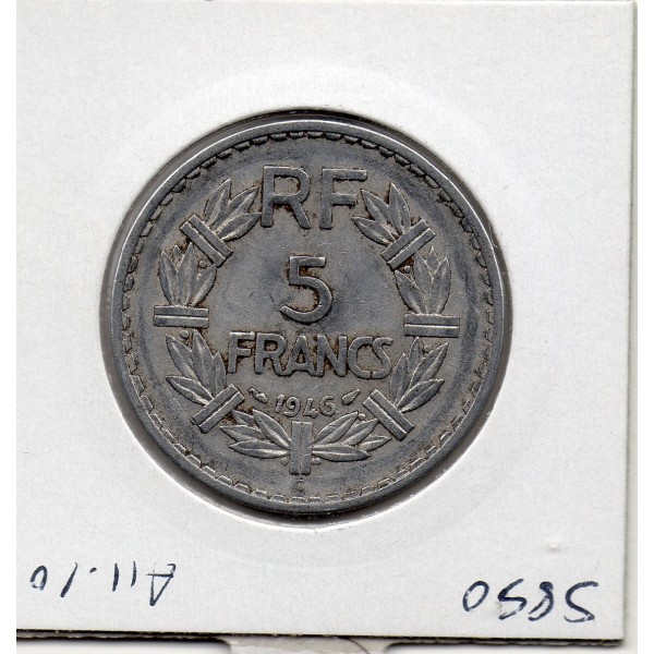 5 francs Lavrillier 1946 C Castelsarrasin TTB